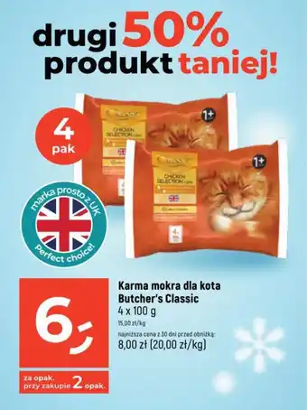 Dealz Karma mokra dla kota Butcher's Classic 4 x 100 g oferta
