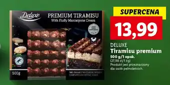 Lidl DELUXE Tiramisu premium 500 g oferta