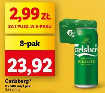 Lidl Carlsberg, 8 x 500 ml oferta