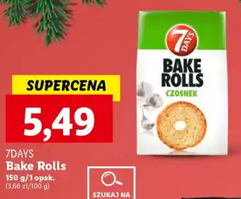 Lidl 7DAYS Bake Rolls 150 g oferta
