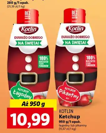 Lidl KOTLIN Ketchup 950 g oferta