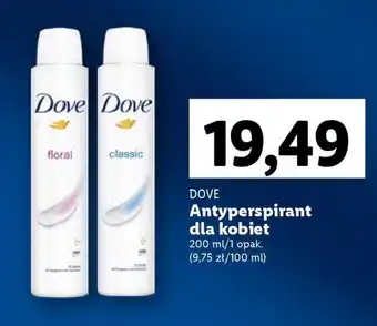 Lidl DOVE Antyperspirant dla kobiet 200 ml oferta