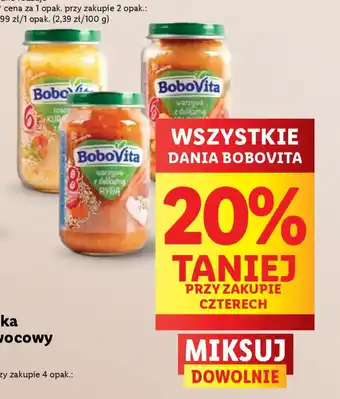 Lidl WSZYSTKIE DANIA BOBOVITA oferta