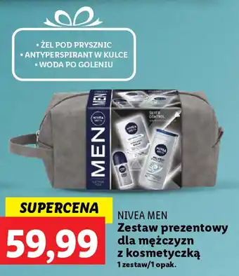 Lidl NIVEA MEN Zestaw prezentowy dla mężczyzn z kosmetyczką oferta