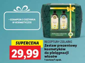 RECEPTURY ZIELARKI Zestaw prezentowy kosmetyków do pielęgnacji włosów