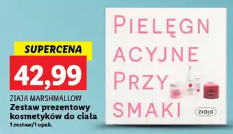 Lidl ZIAJA MARSHMALLOW Zestaw prezentowy kosmetyków do ciała oferta
