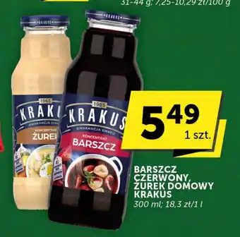 Groszek BARSZCZ CZERWONY, ŻUREK DOMOWY KRAKUS 300 ml oferta