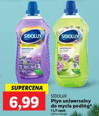 Lidl SIDOLUX Płyn uniwersalny do mycia podłóg 1 L oferta