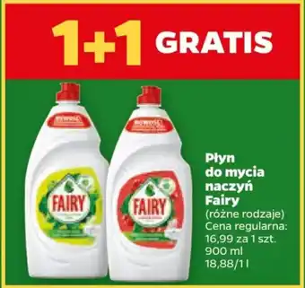 Netto Płyn do mycia naczyń Fairy 900 ml oferta
