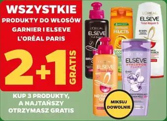 Netto WSZYSTKIE PRODUKTY DO WŁOSÓW GARNIER I ELSEVE L'ORÉAL PARIS oferta