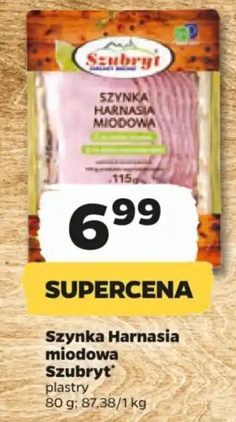 Netto Szynka Harnasia miodowa Szubryt 80 g oferta
