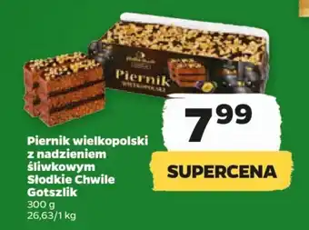 Netto Piernik wielkopolski z nadzieniem śliwkowym Słodkie Chwile Gotszlik 300 g oferta