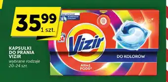 Groszek KAPSUŁKI DO PRANIA VIZIR wybrane rodzaje 20-24 szt. oferta