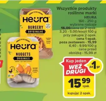 Carrefour Market Wszystkie produkty roślinne marki HEURA 160-250g oferta