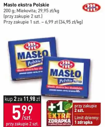 Stokrotka Mlekovita Masto ekstra Polskie 200 g oferta