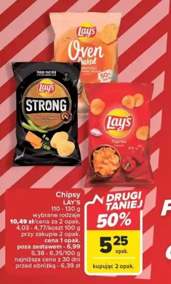 Carrefour Market Chipsy LAY'S 110g-130g oferta