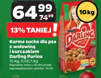 Netto Karma sucha dla psa z wołowiną i kurczakiem darling purina oferta
