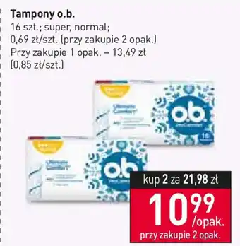 Stokrotka Tampony o.b. 16szt. oferta