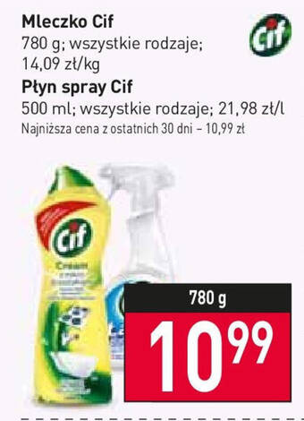 Stokrotka Mleczko Cif 780g oferta