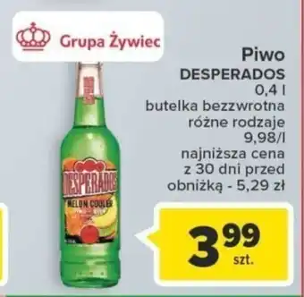 Carrefour Market Piwo DESPERADOS 0,4l oferta