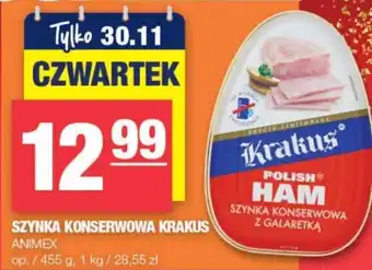 Spar SZYNKA KONSERWOWA KRAKUS ANIMEX 455g oferta