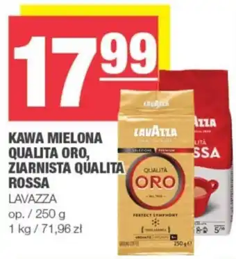 Spar KAWA MIELONA QUALITA ORO, ZIARNISTA QUALITA ROSSA LAVAZZA 250g oferta
