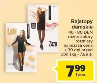 Carrefour Market Rajstopy damskie oferta