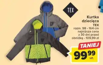 Carrefour Market Kurtka dziecięca TEX oferta