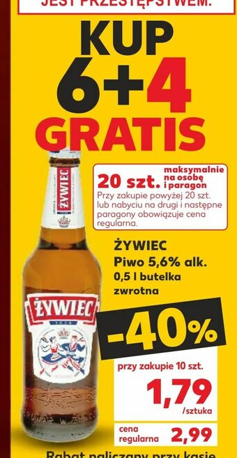 Kaufland ŻYWIEC Piwo 5,6% alk oferta