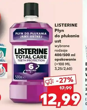 Kaufland LISTERINE Płyn do płukania ust oferta