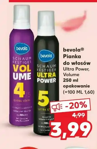 Kaufland bevola ® Pianka do włosów oferta