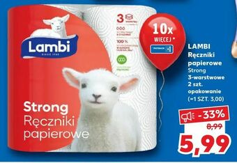 Kaufland LAMBI Ręczniki papierowe oferta