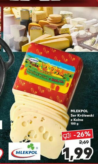 Kaufland Mlekpol ser królewski z kolna oferta