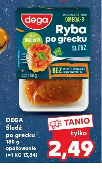 Kaufland DEGA Śledź po grecku oferta