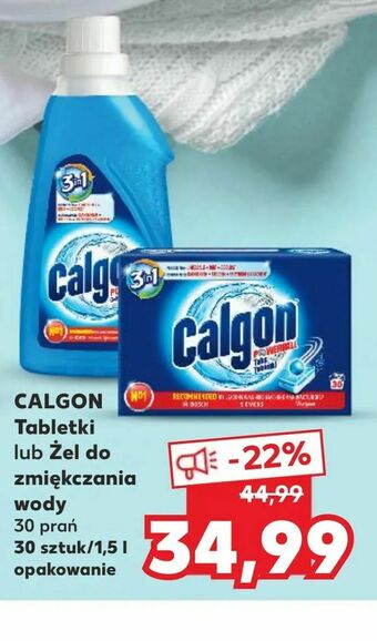 Kaufland Calgon tabletki lub żel do zmiękczania wody oferta