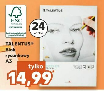 Kaufland TALENTUS ® Blok rysunkowy A3 oferta