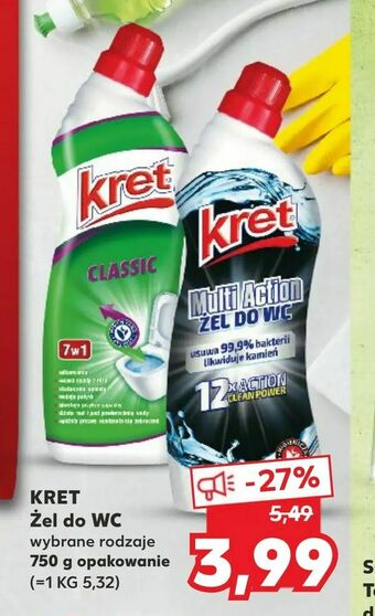 Kaufland Kret żel do wc oferta