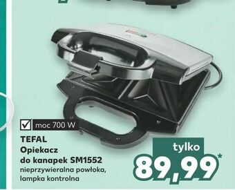 Kaufland TEFAL Opiekacz do kanapek SM1552 oferta