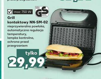 Kaufland Grill kontaktowy NN-SM-02 oferta