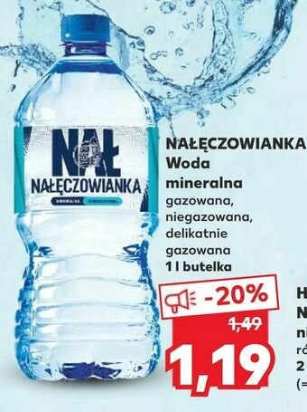 Kaufland NAŁĘCZOWIANKA Woda mineralna oferta