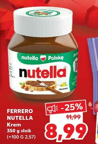 Kaufland Ferrero nutella krem oferta