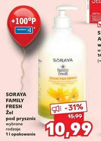 Kaufland SORAYA FAMILY FRESH Żel pod prysznic oferta