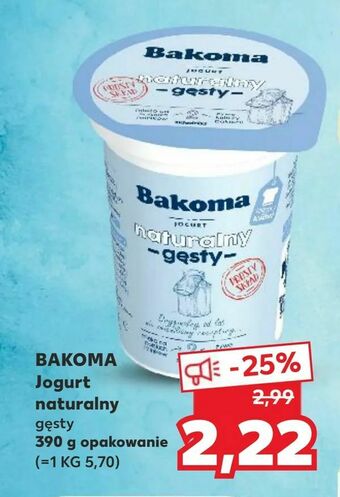 Kaufland BAKOMA Jogurt naturalny oferta