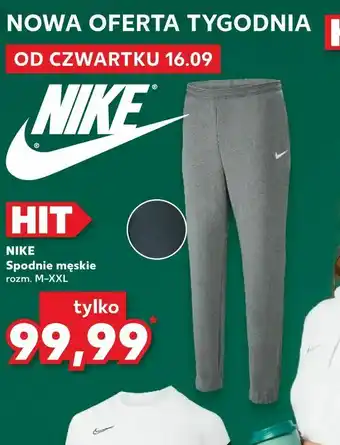 Kaufland NIKE Spodnie męskie oferta