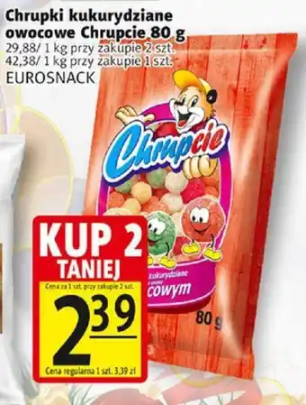 Prim Market Chrupki kukurydziane owocowe Chrupcie 80 g oferta