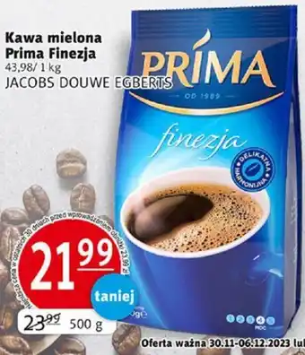 Prim Market Kawa mielona Prima Finezja 500 g oferta
