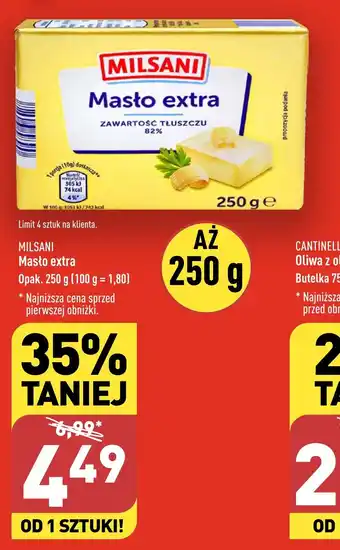 ALDI MILSANI Masto extra 250g oferta