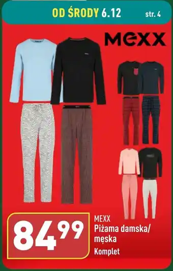 ALDI MEXX Piżama damska/ męska Komplet oferta