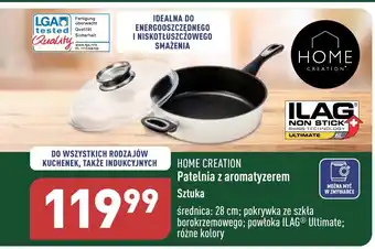 ALDI HOME CREATION Patelnia z aromatyzerem oferta