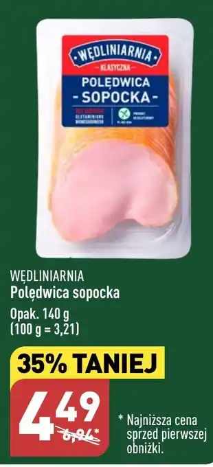 ALDI WĘDLINIARNIA Polędwica sopocka 140g oferta